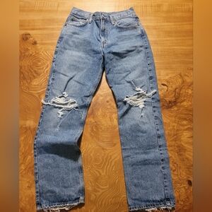 AGOLDE Mia Mid Rise Straight Jeans – Style A9036-1206 – Rule Wash